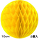 エクセルポイント　ハニカムボール　　直径10cm　9010／09　　イエロー　2個入