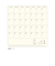 【2026年1月始まり】　クツワ　家族手帳　MIFFY　プチ　マンスリーブロック　MF919D　お月さま　日曜始まり
