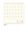 【2026年1月始まり】　クツワ　家族手帳　MIFFY　プチ　マンスリーブロック　MF919D　お月さま　日曜始まり