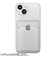 【iPhone15】　ピージーエー（PGA）　クリアポケットケース　クリア