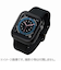 エレコム（ELECOM）　AppleWatch44mm用ソフトバンパー　AW-20MBPUBK　ブラック