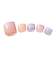 ビューティーアベニュー（BEAUTY　AVENUE）　生ジェルネイルシール　フット用　メルティクリスタル　31枚入