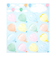 ミドリ（MIDORI）　カラー色紙　寄せ書きシール16枚付　33245006　気球柄