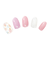 ビューティーアベニュー（BEAUTY　AVENUE）　生ジェルネイルシール　ピンクラベンダーブリリアント　24枚入