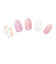 ビューティーアベニュー（BEAUTY　AVENUE）　生ジェルネイルシール　ピンクラベンダーブリリアント　24枚入