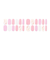 ビューティーアベニュー（BEAUTY　AVENUE）　生ジェルネイルシール　ピンクラベンダーブリリアント　24枚入