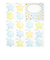 ミドリ（MIDORI）　カラー色紙　寄せ書きシール36枚付　33248006　半透明　星型