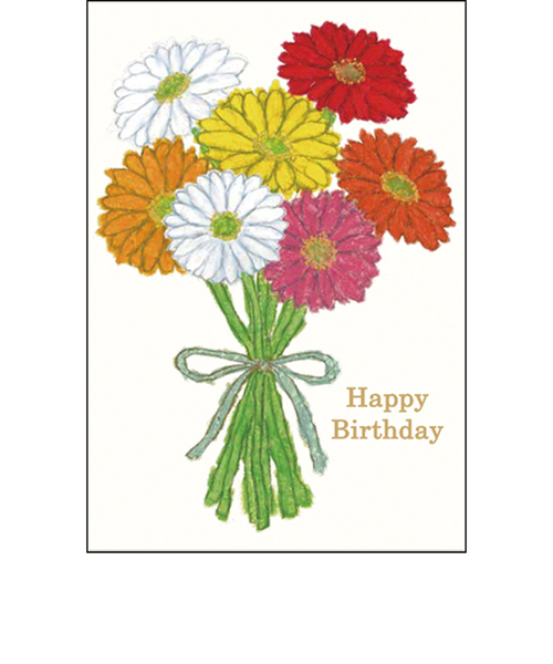 WANDS バインダー　グリーティングカード グリーティングライフ BDアニバーサリーフラワーカード YZ－381