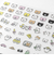 ミドリ（MIDORI）　シール2686　82686　絵文字　クマ柄