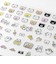 ミドリ（MIDORI）　シール2686　82686　絵文字　クマ柄