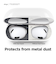 【AirPods3】　エラゴ（elago）　DUST　GUARD　ダークグレー