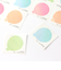 ミドリ（MIDORI）　カラー色紙用シール　半透明　風船柄