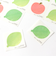 ミドリ（MIDORI）　カラー色紙用シール　半透明　葉っぱ柄
