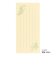 ミドリ（MIDORI）　一筆箋　封筒付　花色和紙　黄　89574006