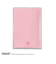 【2025年10月始まり】　フロンティア　PEANUTS　B6　マンスリーブロック　SN69081　PINK　月曜始まり