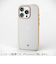 【iPhone16Pro】　エレコム（ELECOM）　＆me　ソフトケース　メタリックライン　PM-A24CUCTMLGB　グレージュ