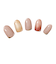 ビューティーアベニュー（BEAUTY　AVENUE）　生ジェルネイルシール　マロンピンクラテ　24枚入