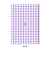 リュリュ（RYU-RYU）　チアミーアップ！A5ノート　5mm方眼　CMN05　ギンガムパープル