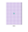 リュリュ（RYU-RYU）　チアミーアップ！A5ノート　5mm方眼　CMN05　ギンガムパープル