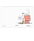 ホールマーク（Hallmark）　ミニメッセージカードセット　スヌーピー　Life　with　Snoopy　and　Friends　830847　イエロー