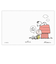 ホールマーク（Hallmark）　ミニメッセージカードセット　スヌーピー　Life　with　Snoopy　and　Friends　830847　イエロー