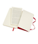 モレスキン（MOLESKINE）　クラシックノートブック　ソフトカバー　横罫　ポケットサイズ　レッド