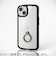 【iPhone14／13】　エレコム（ELECOM）　タフスリムライト（TOUGH　SLIM　LITE）　フレームカラー　リング付　PM-A22ATSLFCRB