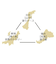 ハコヤ（HAKOYA）　大人のカトラリー　3点セット　33306　ネイビー