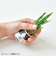 聖新陶芸　おちょこで猫草　GD1029－4　グレー