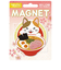 東洋ケース　Japanese　culture　MAGNET　三毛猫　ラーメン