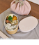 サブヒロモリ　はなごろも　ハンドル付き巾着　グレー