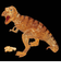 ビバリー　クリスタルパズル　T-REX・ブラウン　49ピース
