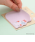 ヒサゴ　しっかり貼れるピタふせん　M　トコロコムギ　UTN322　恋に悩めるいちごにゃんこ