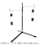 フィフティフィフティワークショップ（5050WORKSHOP）　MINI　TRIPOD　FOR　2WAY　STAND　Sサイズ　黒