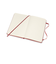 モレスキン（MOLESKINE）　クラシックノートブック　ハードカバー　横罫　ミディアムサイズ　スクエアドレッド