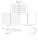 【2025年12月始まり】　クレイド（kleid）　eric×kleid　ring　diary　B6　マンスリーブロック　8605-01　ホワイト　月曜始まり