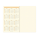 【2025年10月始まり】　ロディア（RHODIA）　ダイアリー　ベーシック　mini　マンスリーブロック　オレンジ　月曜始まり
