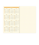 【2025年10月始まり】　ロディア（RHODIA）　ダイアリー　mini　マンスリーブロック　オレンジ　月曜始まり