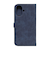 【iPhone17】　ナチュラルデザイン（NATURAL　design）　STYLE　NATURAL　手帳型ケース　ブルー