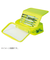 リヒトラブ（LIHIT　LAB.）　XCOA　リバーシブルクリヤーペンケース　A－3800－5　ネオンイエロー