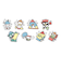 クラックス　チアフルコレクトステッカーズ　116495　サンリオキャラクターズ／サウナボーイ