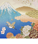 【クリスマス】　チキュウグリーティングス　和風クリスマスカード　富士山　C07－0020
