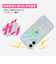 【iPhone17】　ココケース（COCO　case）　ラメオーロラケース　オーロラ