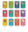 【2026年版・卓上】　フラッグス（FLAGS）　卓上ムーンカレンダー　SS　縁起物