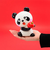 ケンエレファント　ルネパンダちょきんばこ　赤りんごver.