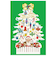 【クリスマス】　オットー・トレーディング　クリスマス3Dカード　ホワイトツリー