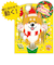 ホールマーク（Hallmark）　立体クリスマスオルゴールカード　動くサンタいぬ