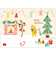 ホールマーク（Hallmark）　二つ折りクリスマスオルゴールカード　くまのプーさん　カラフルベル