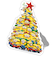 ホールマーク（Hallmark）　立体クリスマスオルゴールカード　立てて飾れる　ミニオンズ　ミニオンツリー