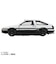 タカラトミー（TAKARA　TOMY）　トミカプレミアムunlimited　頭文字D　AE86トレノ（藤原拓海）　PRU01